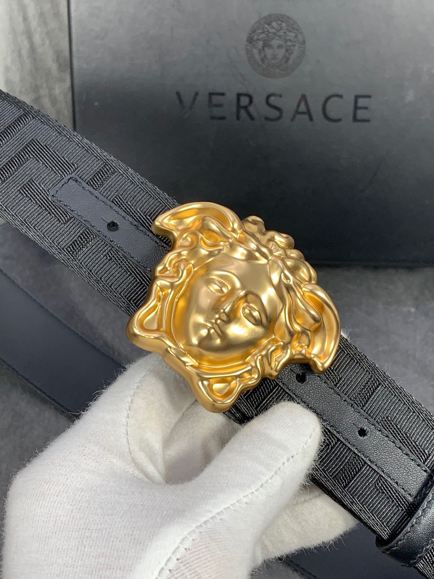Versace Basic Belt Canvas S-m