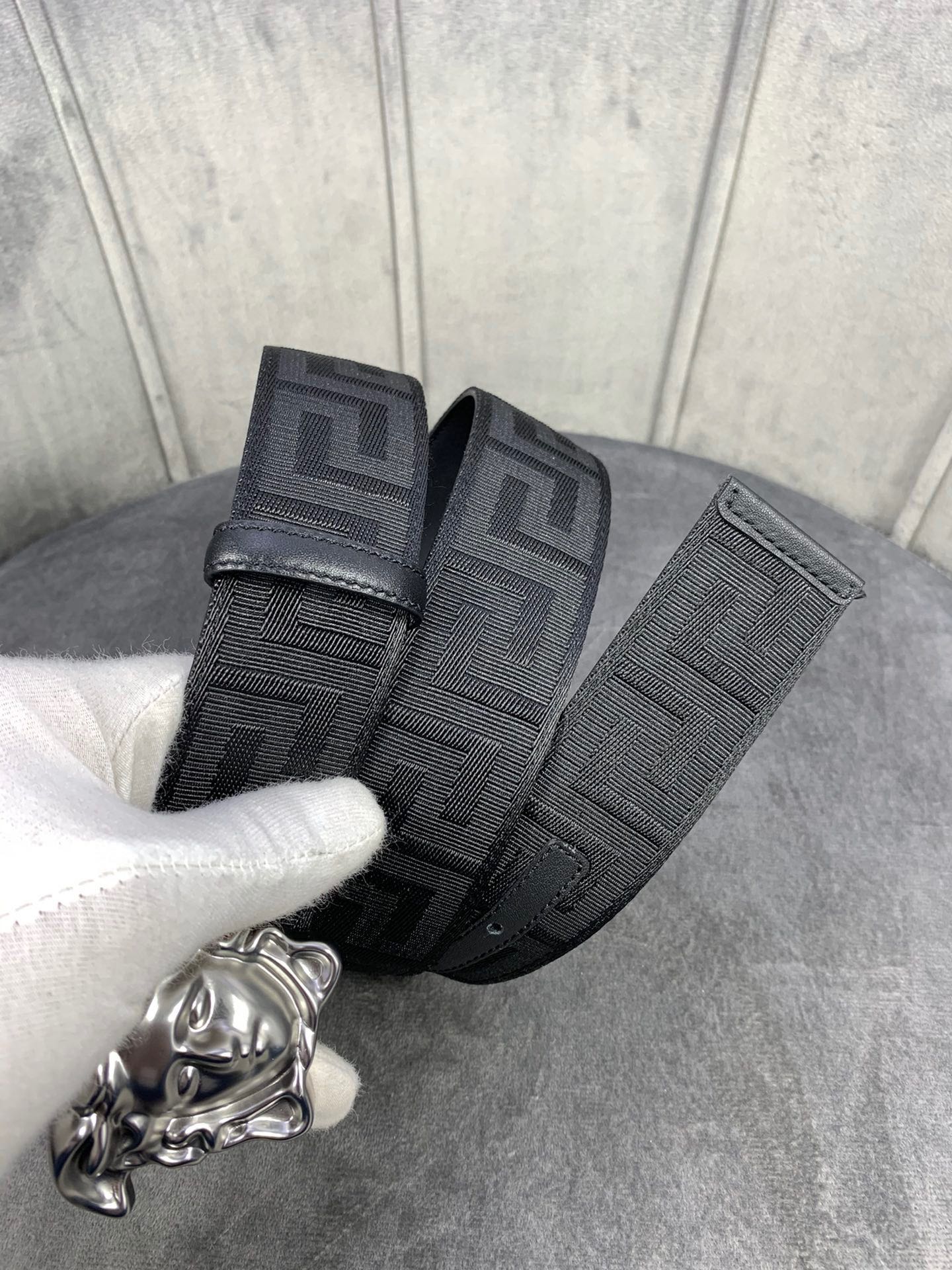 Versace Basic Belt Canvas S-m