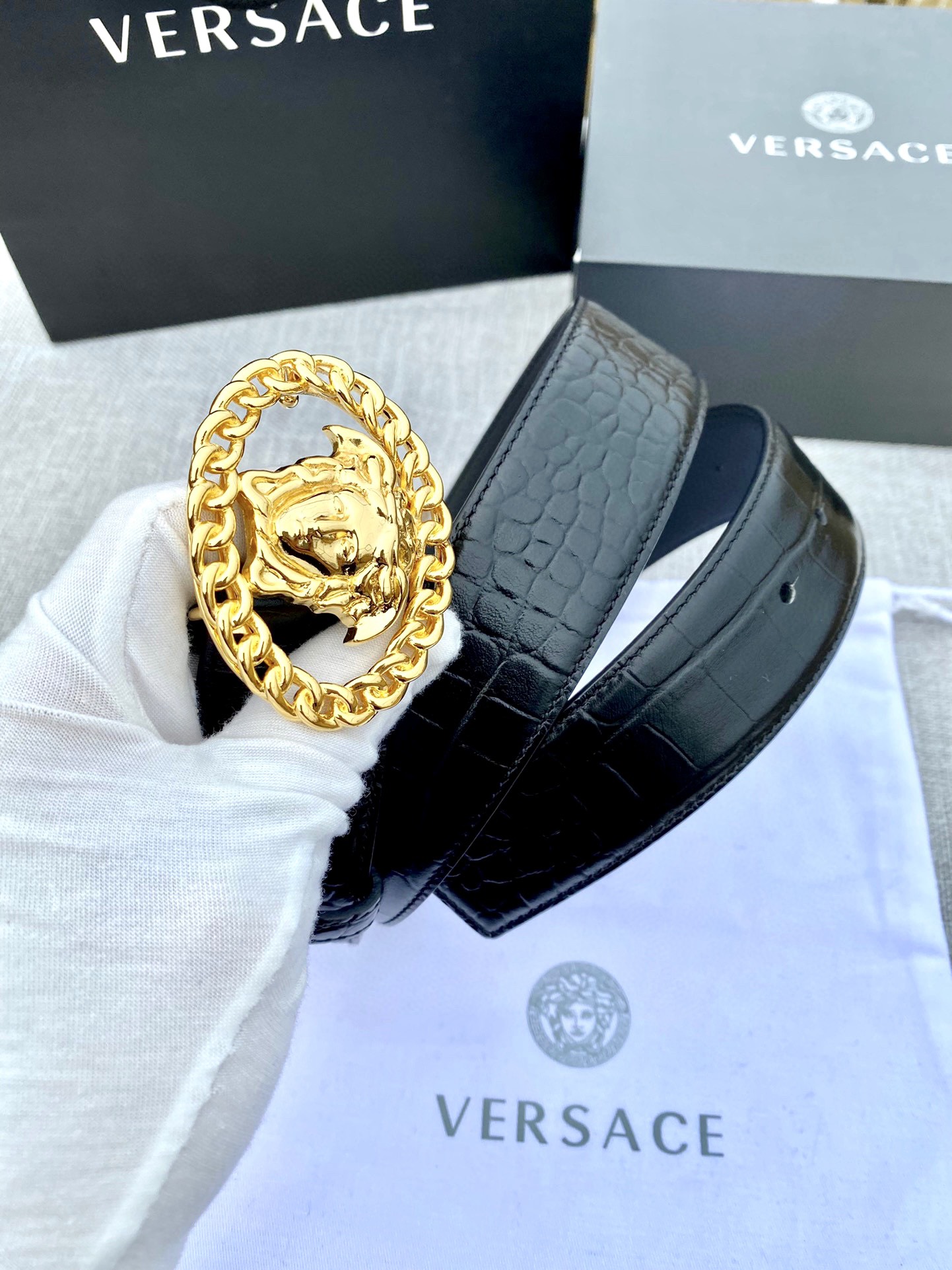 Versace Basic Belt S-m