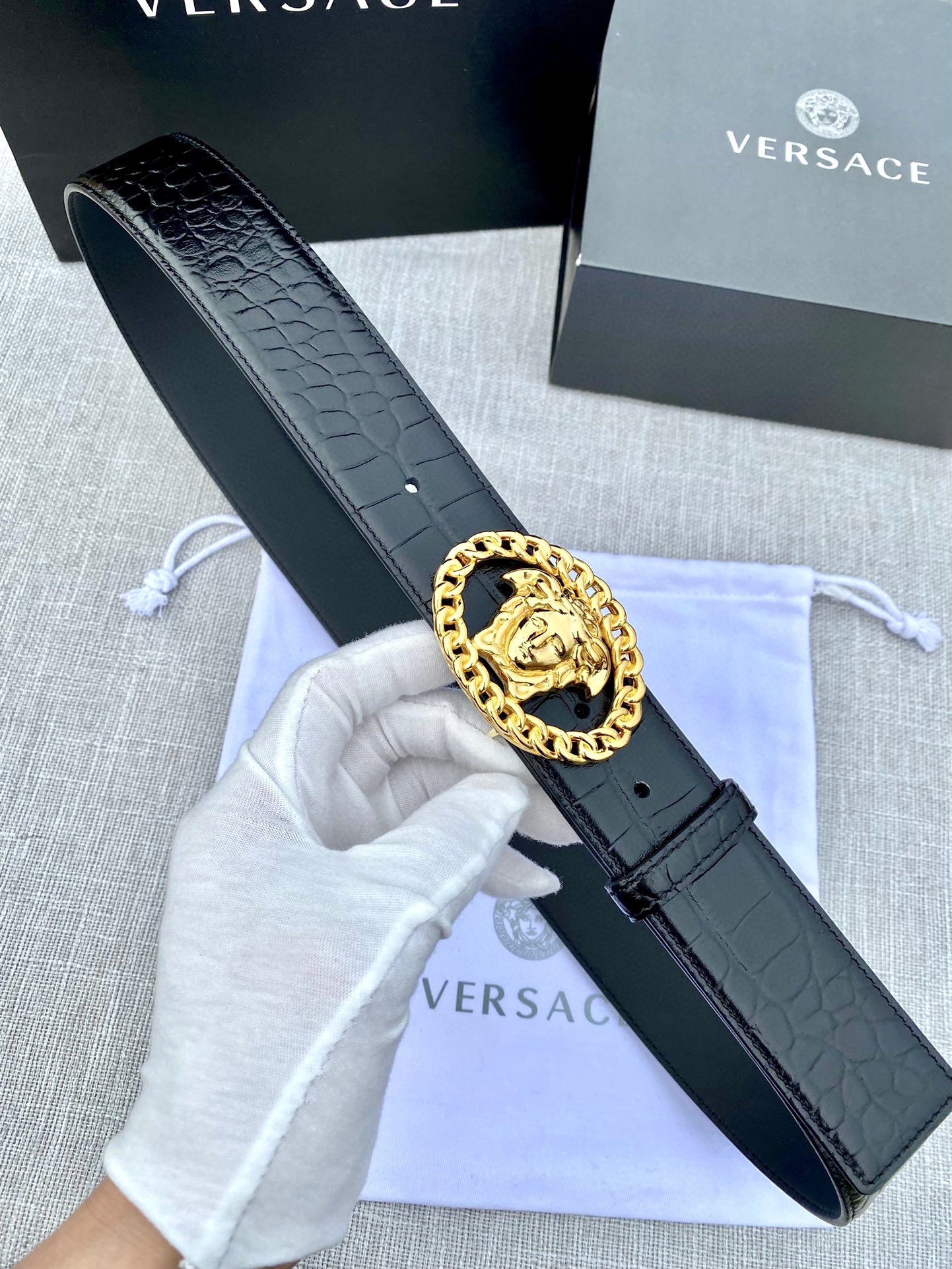 Versace Basic Belt S-m