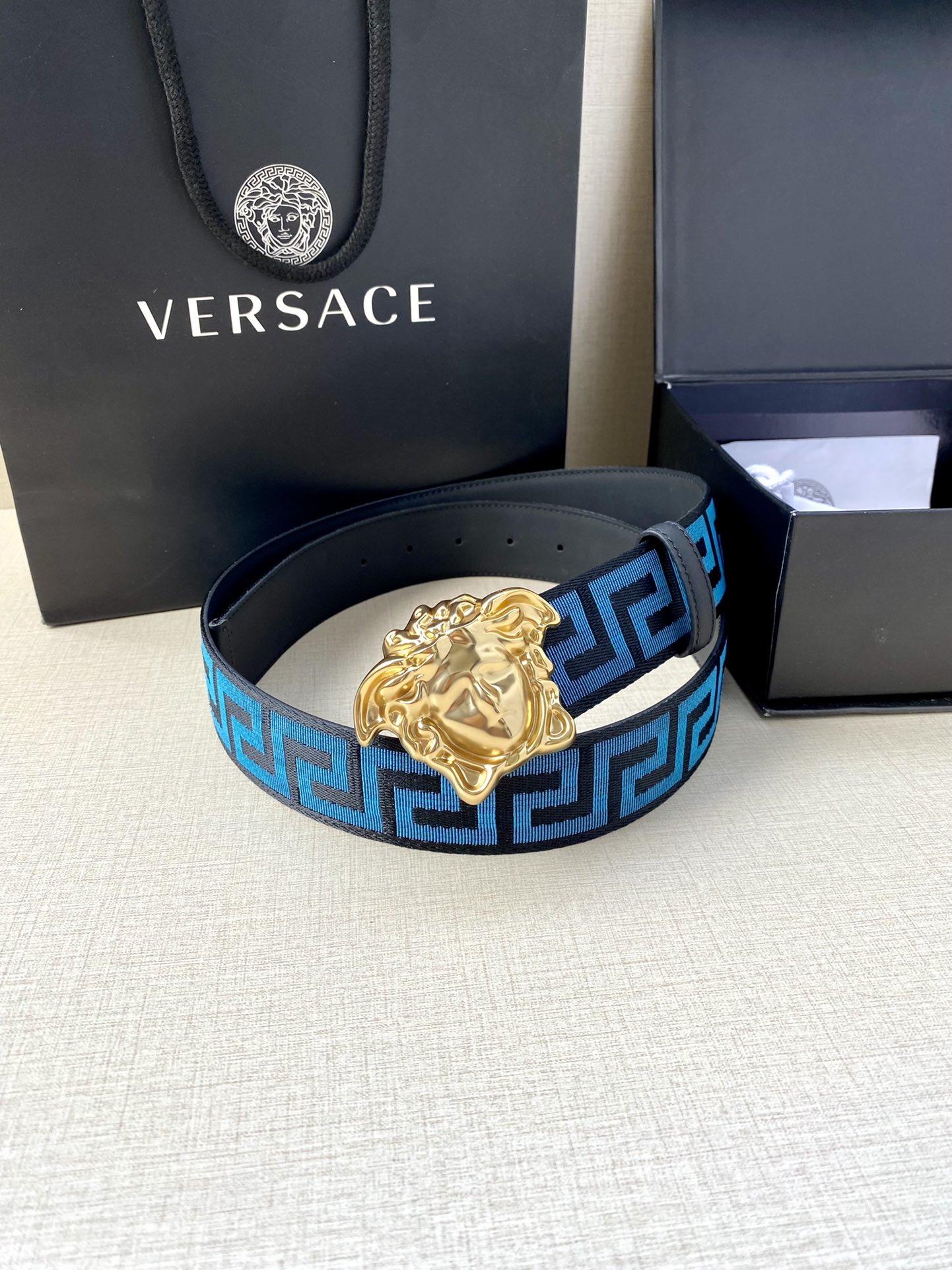 Versace Male Basic Belt Cow Leather S-m