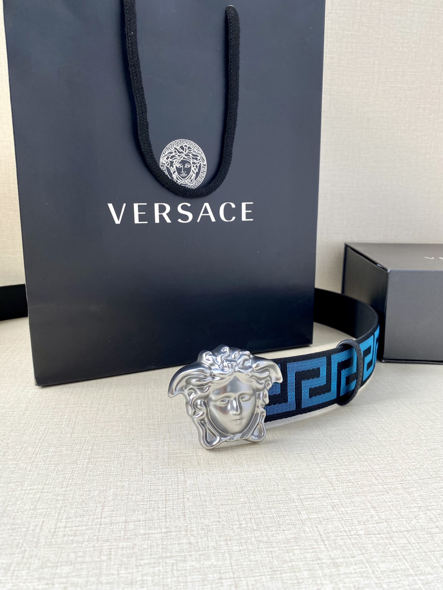 Versace Male Basic Belt Cow Leather S-m