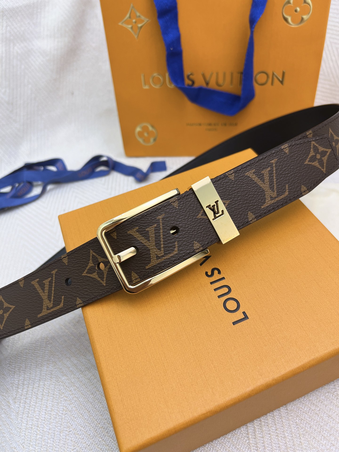 Louis Vuitton Male Basic Belt 5mm-l