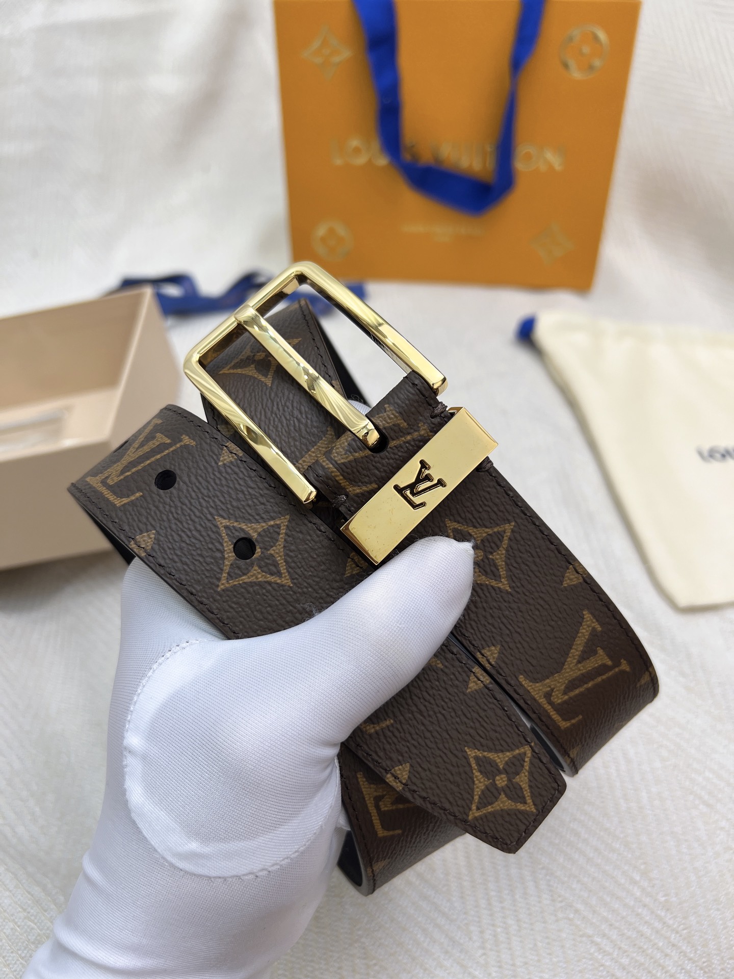 Louis Vuitton Male Basic Belt 5mm-l