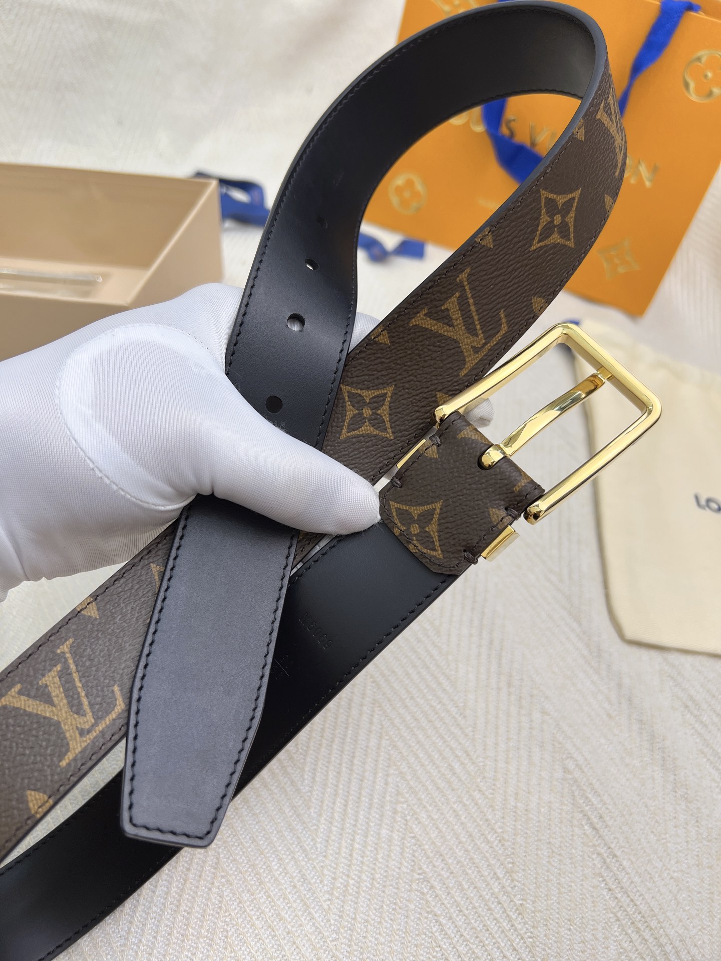 Louis Vuitton Male Basic Belt 5mm-l