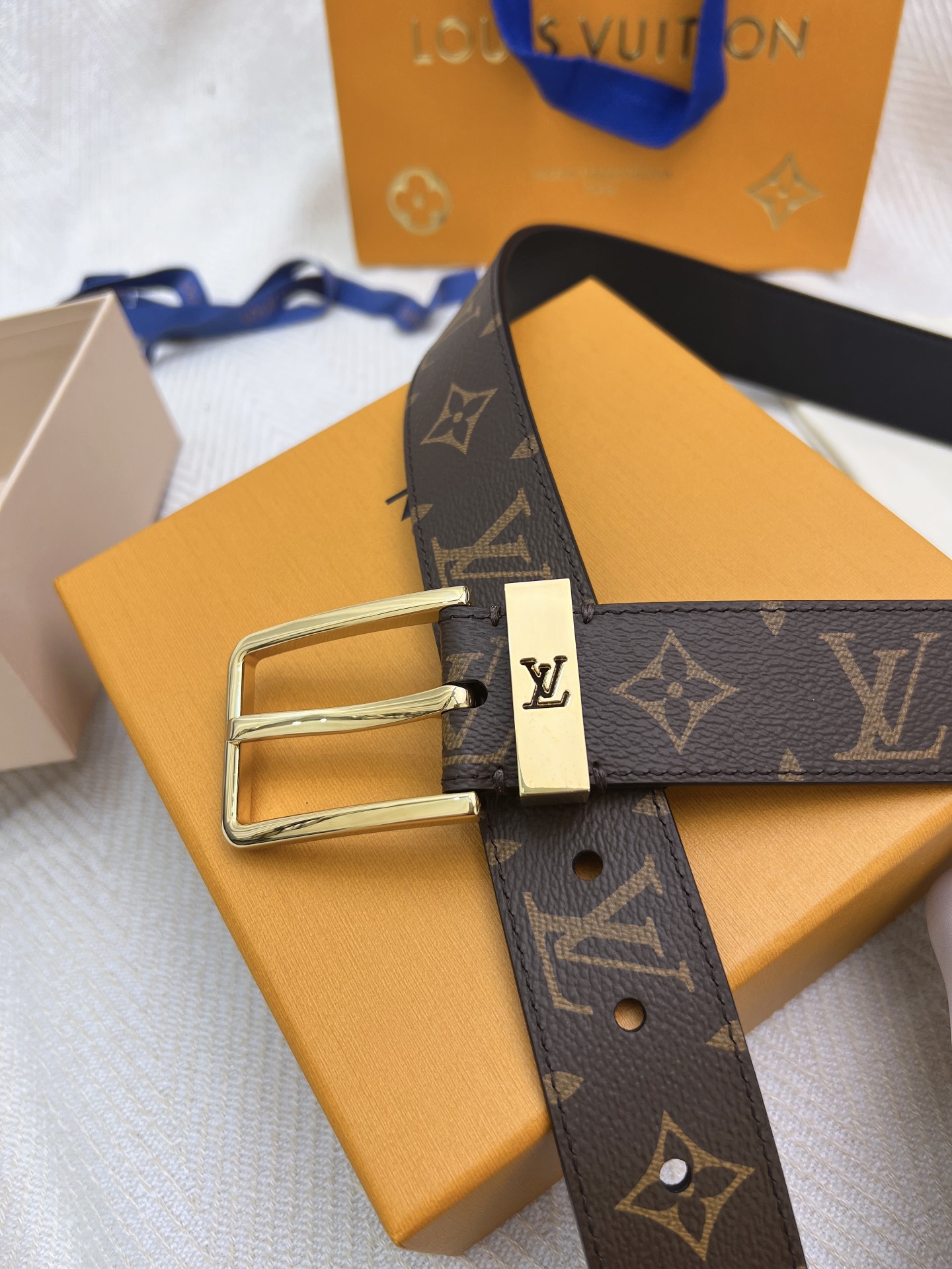 Louis Vuitton Male Basic Belt 5mm-l