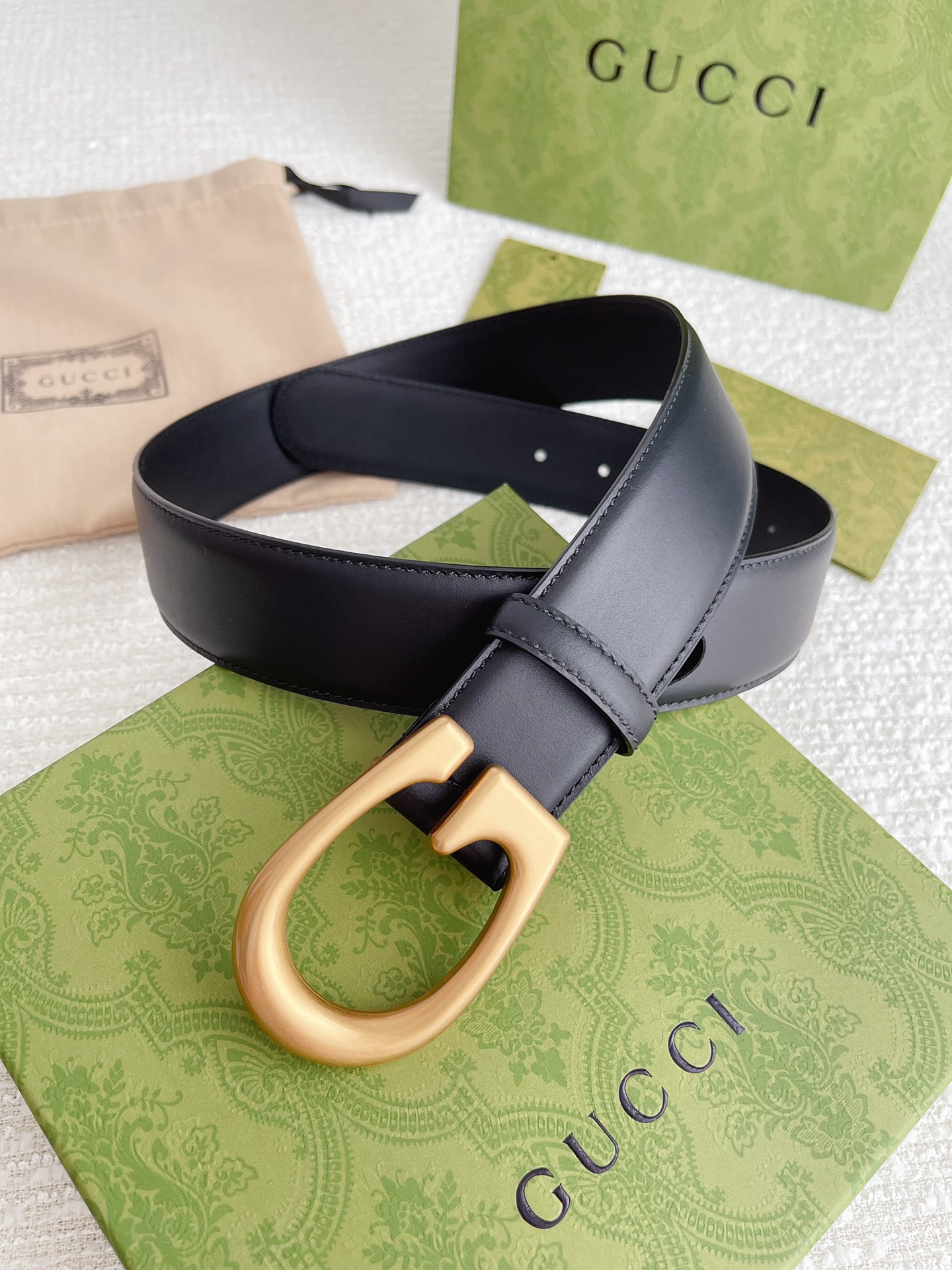Gucci Male Basic Belt Cow Leather M