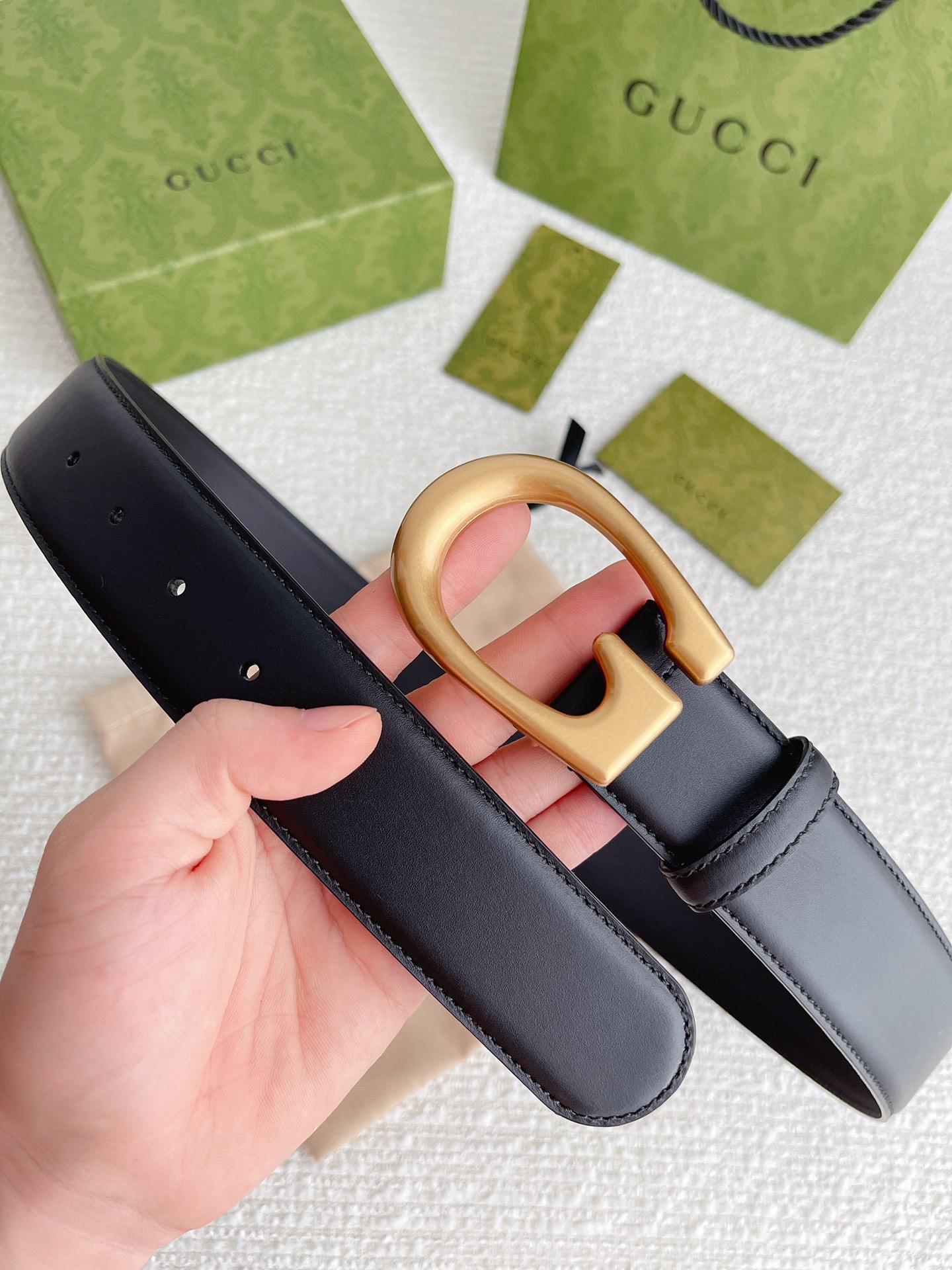 Gucci Male Basic Belt Cow Leather M