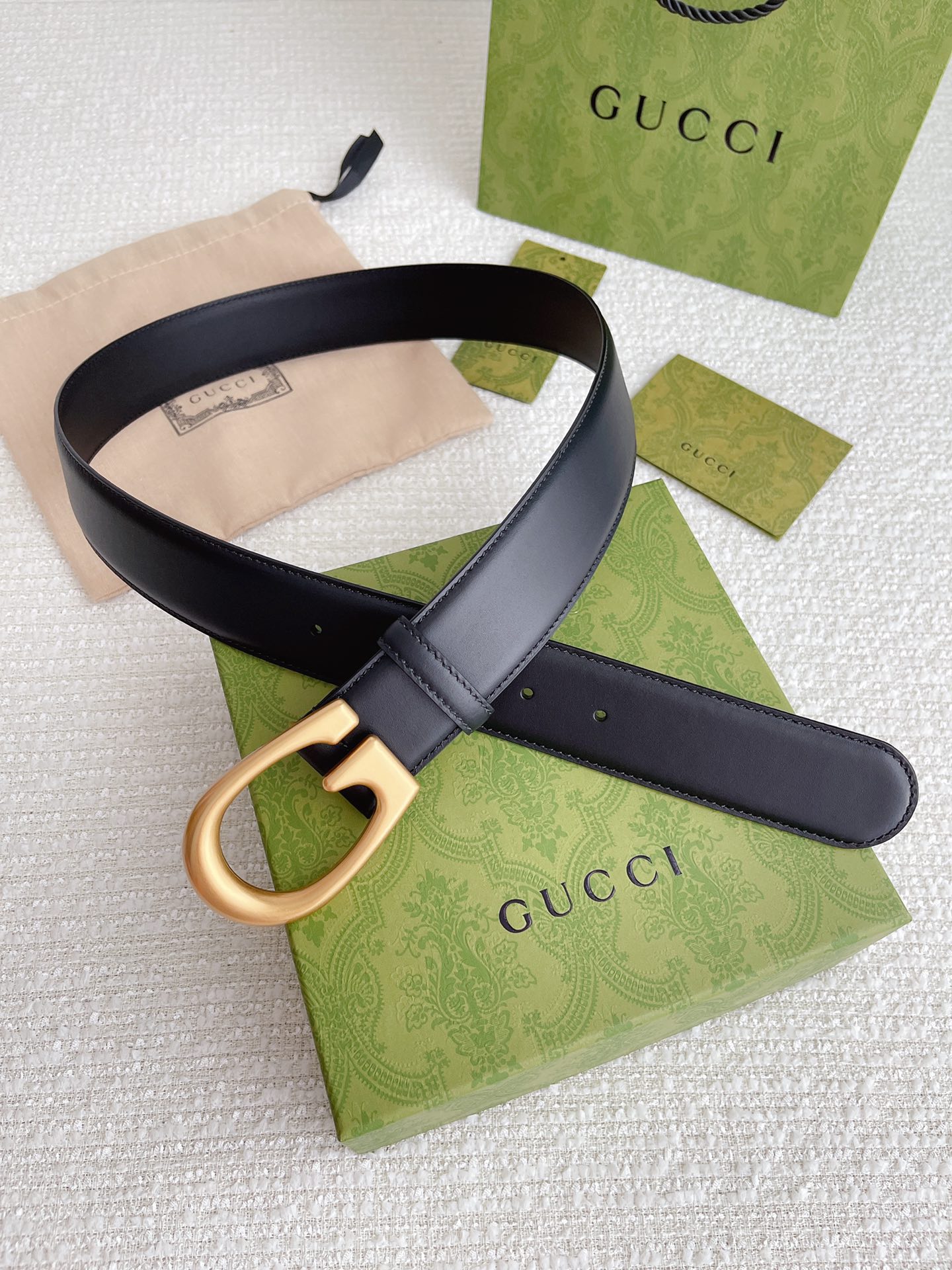 Gucci Male Basic Belt Cow Leather M