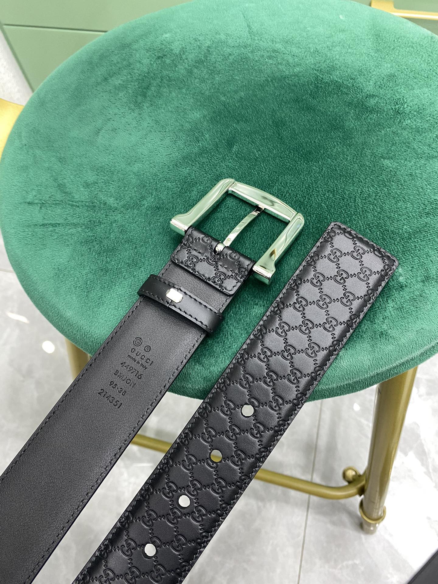 Gucci Pin Buckle Belt Black