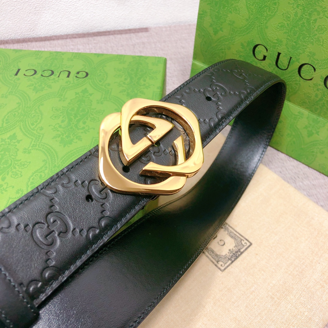 Gucci Basic Belt Top Grain Leather