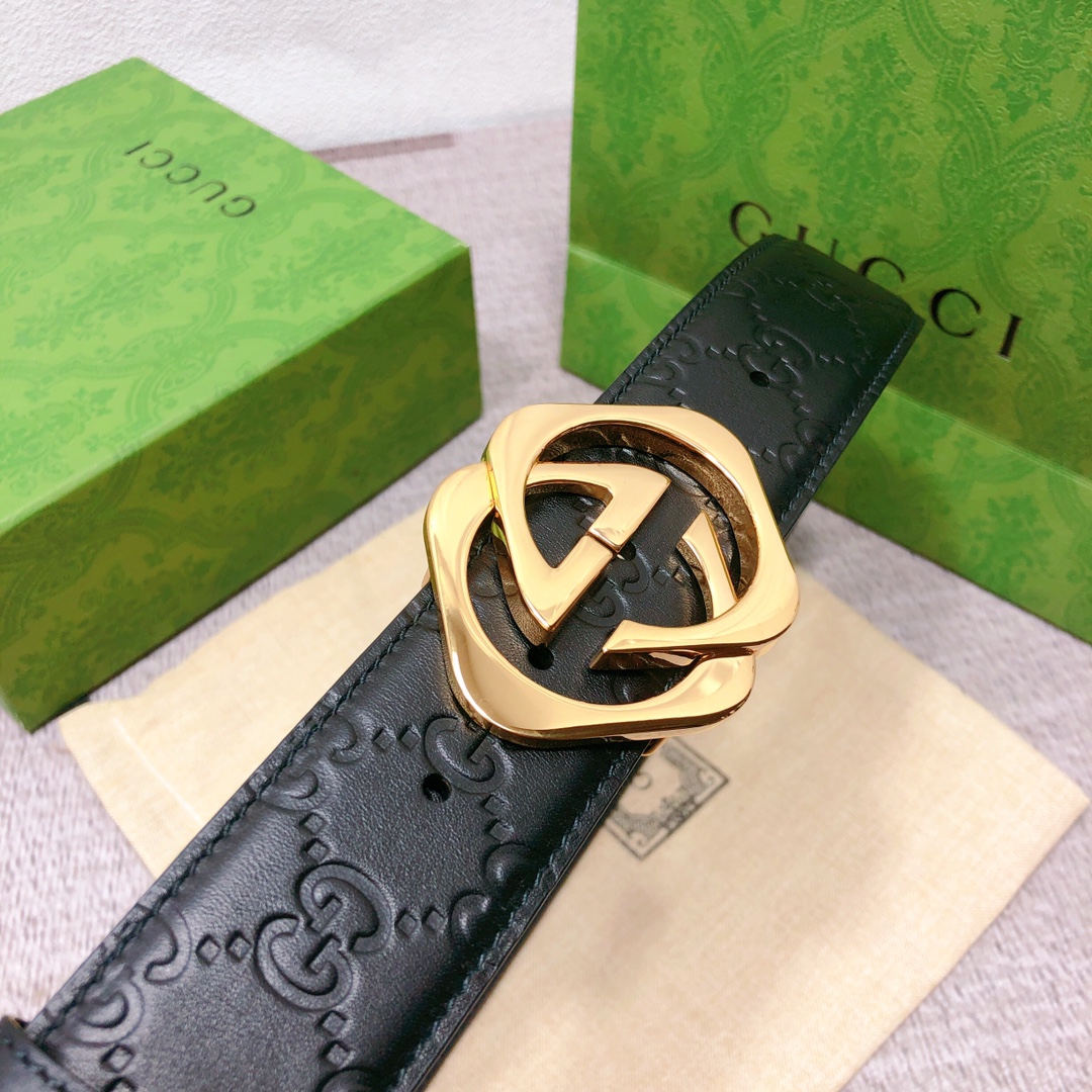 Gucci Basic Belt Top Grain Leather