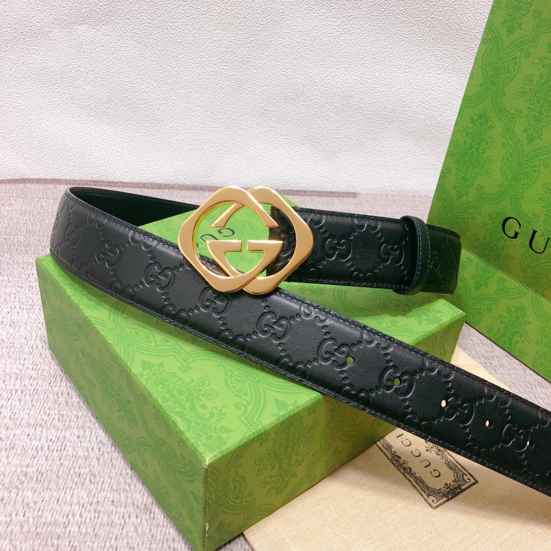 Gucci Basic Belt Top Grain Leather