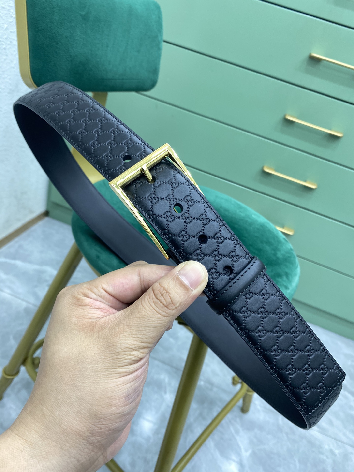 Gucci Pin Buckle Belt Black