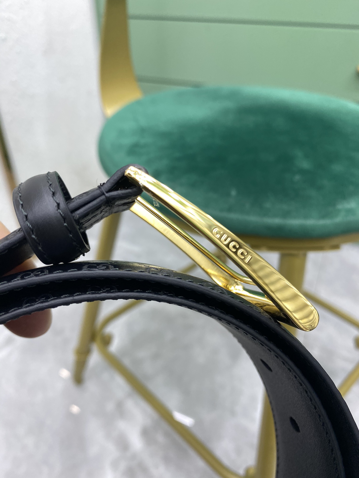 Gucci Pin Buckle Belt Black