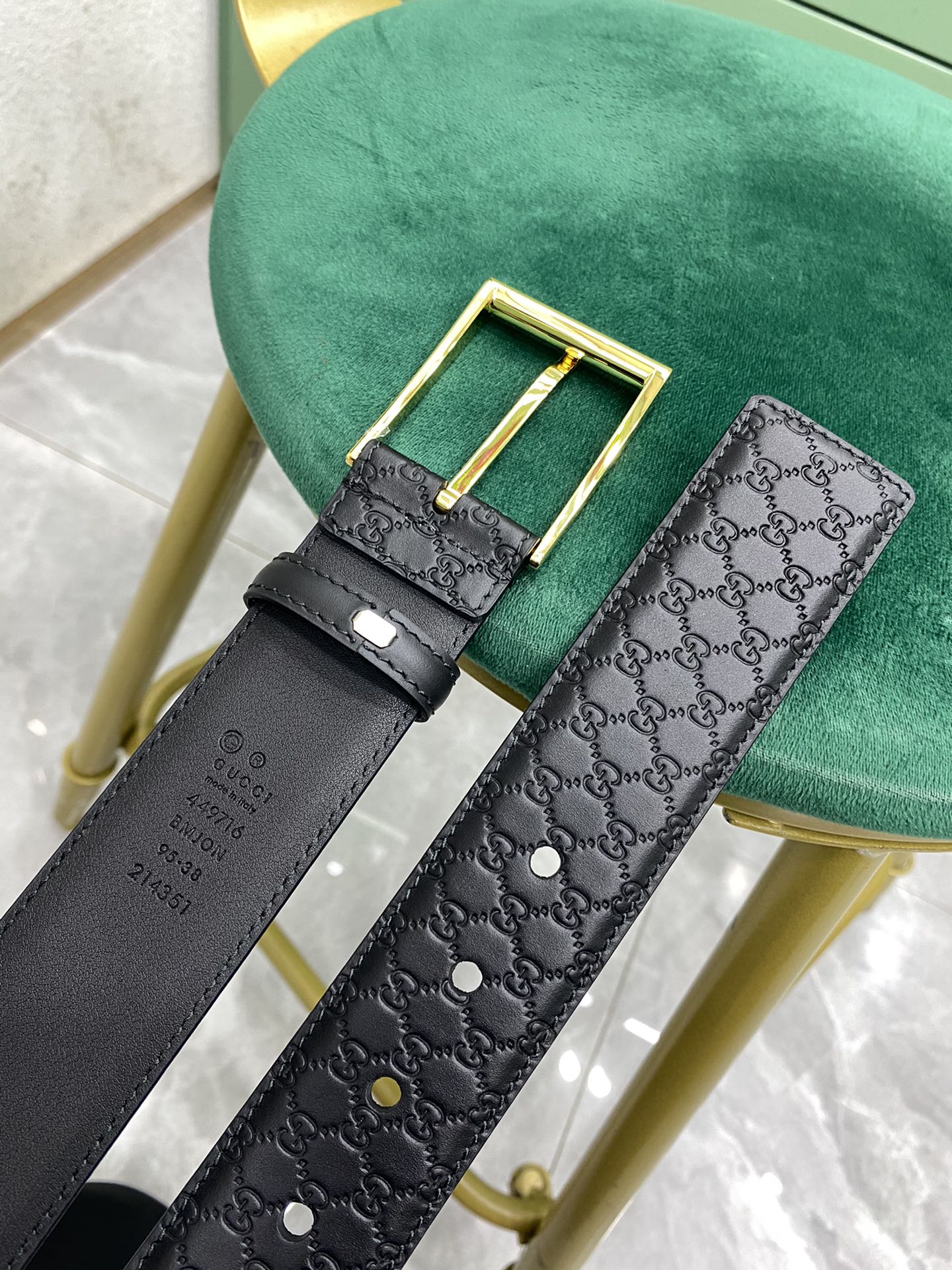 Gucci Pin Buckle Belt Black