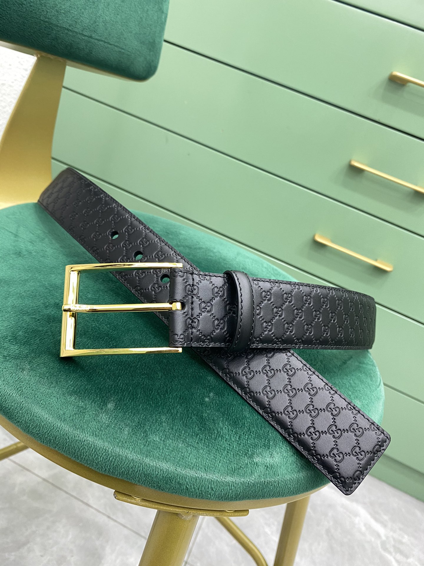 Gucci Pin Buckle Belt Black