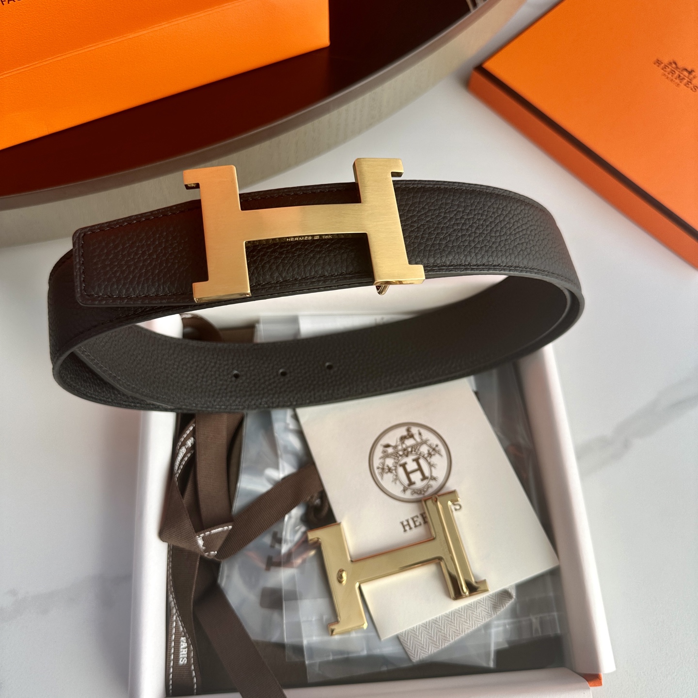 Hermès Male Basic Belt S-m
