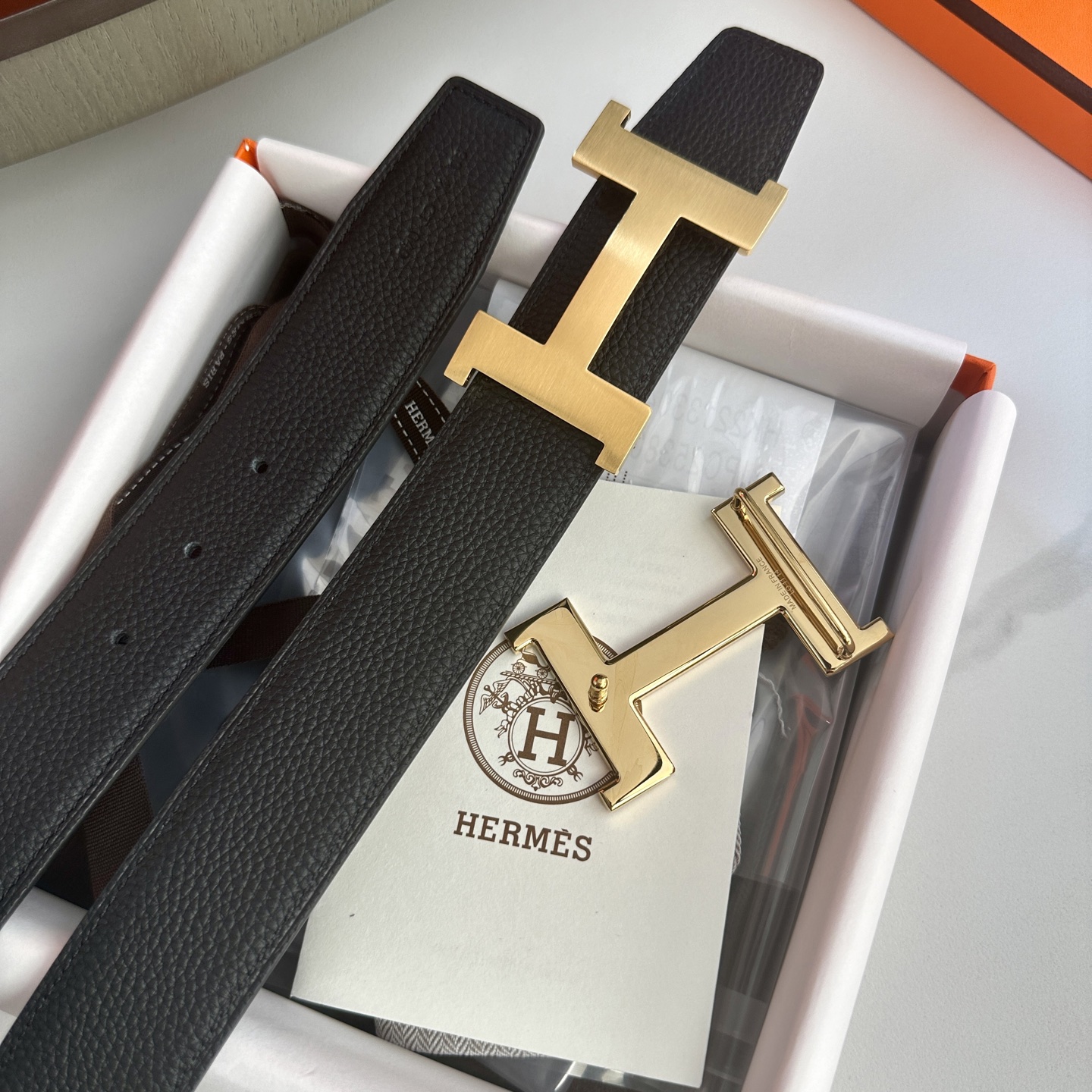 Hermès Male Basic Belt S-m