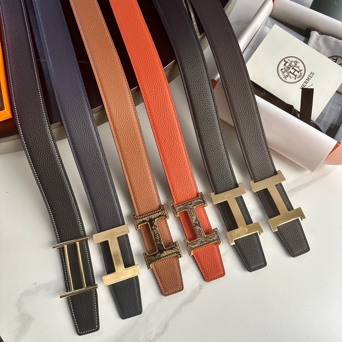 Hermès Male Basic Belt S-m