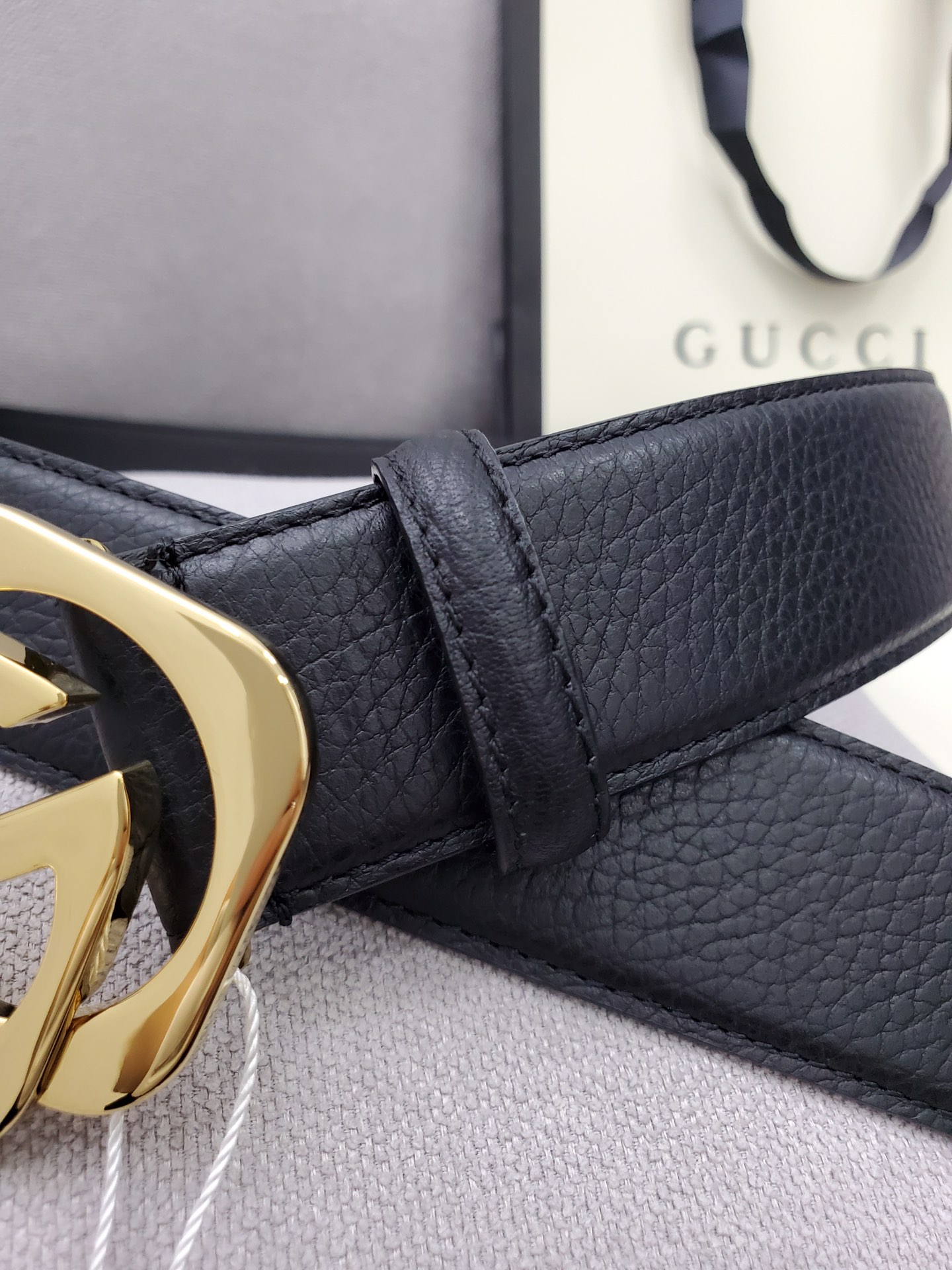 Gucci Leather Belt Top Grain Leather M