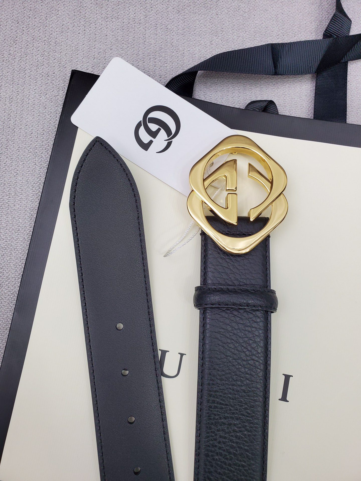 Gucci Leather Belt Top Grain Leather M