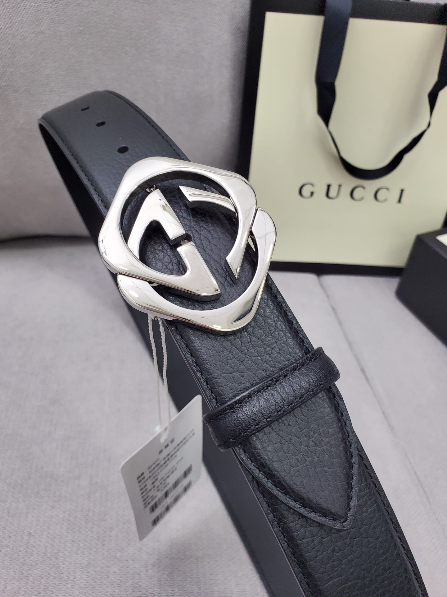 Gucci Leather Belt Top Grain Leather M