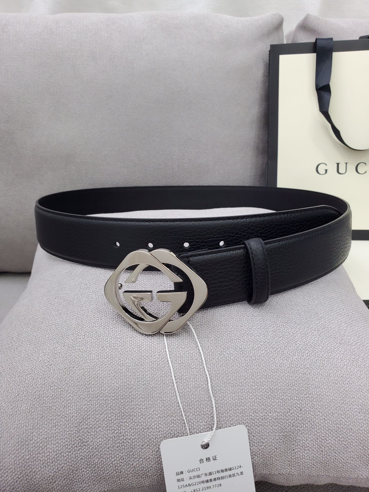 Gucci Leather Belt Top Grain Leather M