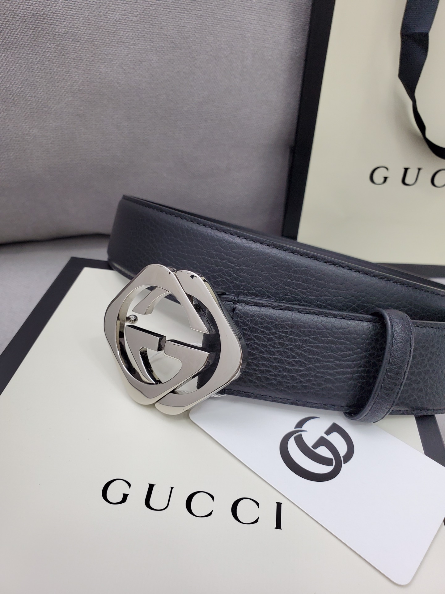 Gucci Leather Belt Top Grain Leather M