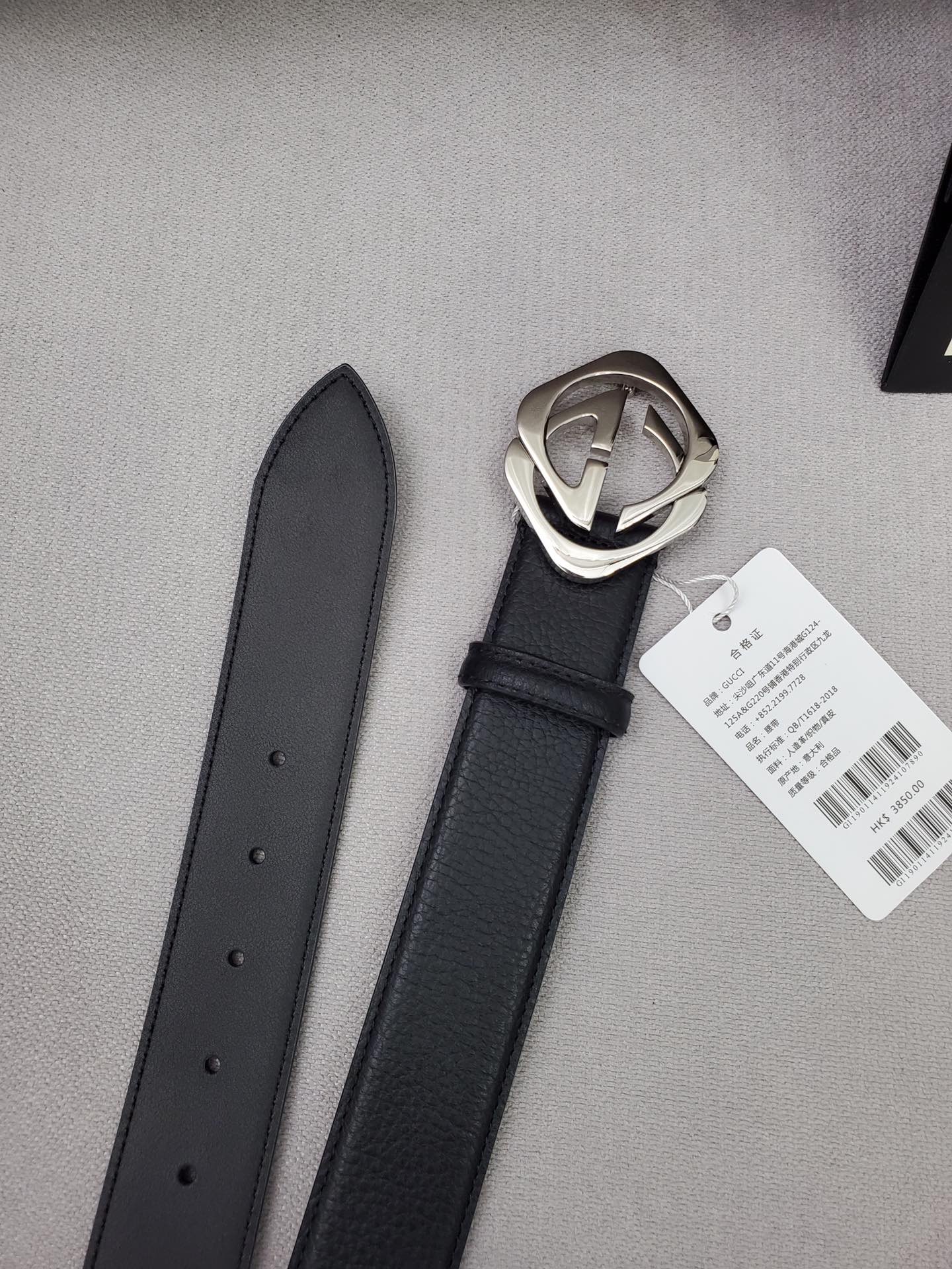 Gucci Leather Belt Top Grain Leather M