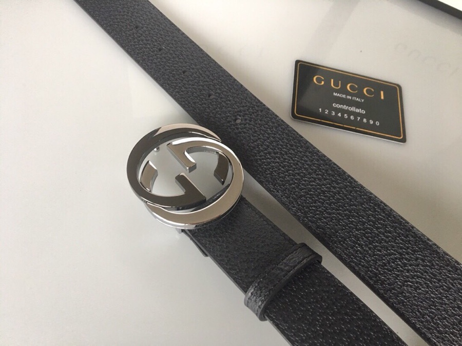Gucci Basic Belt Top Grain Leather M