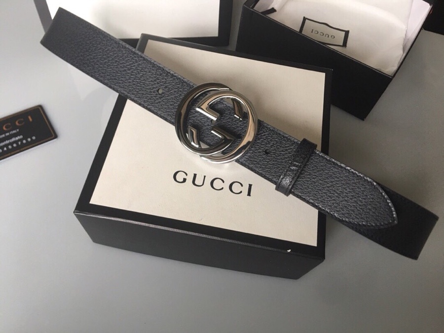 Gucci Basic Belt Top Grain Leather M
