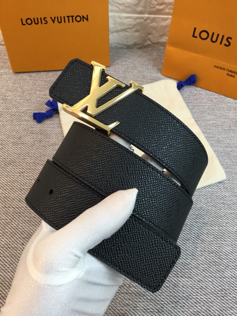 Louis Vuitton Leather Belt Top Grain Leather L