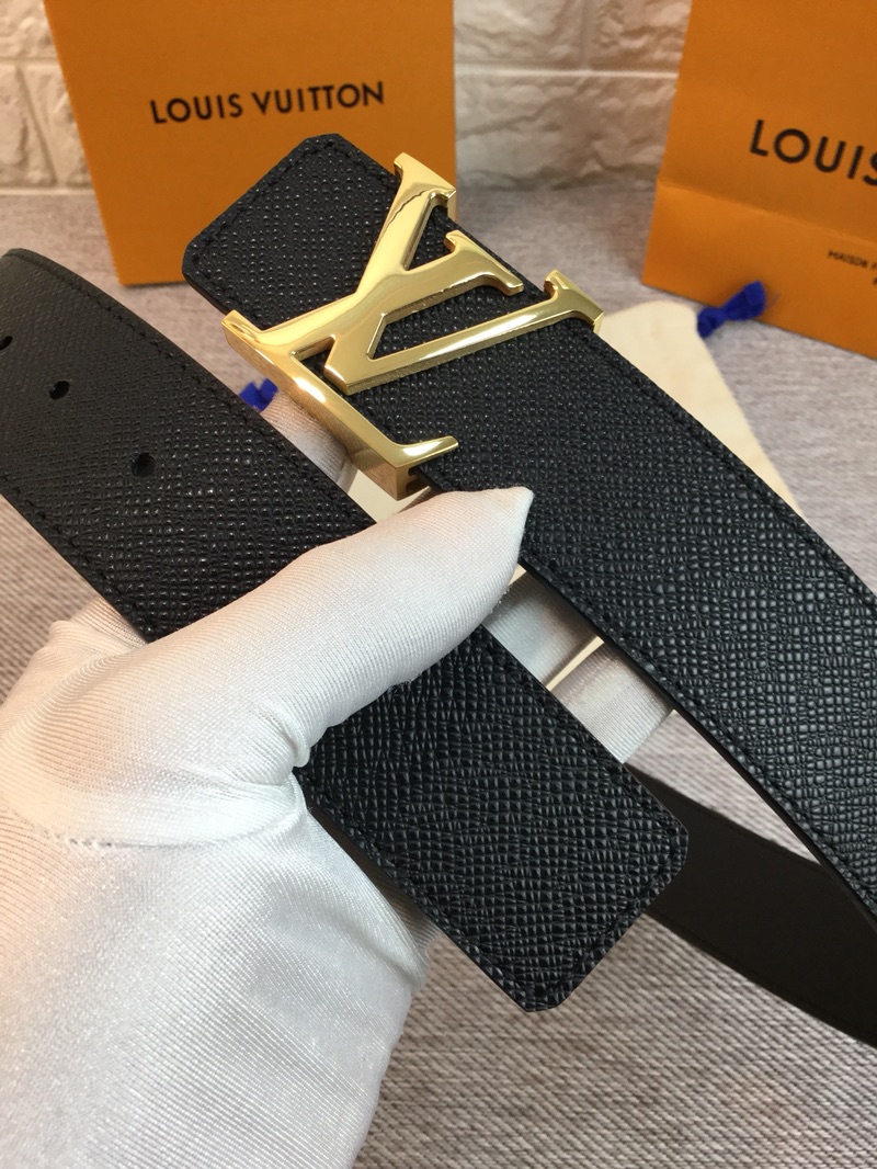 Louis Vuitton Leather Belt Top Grain Leather L