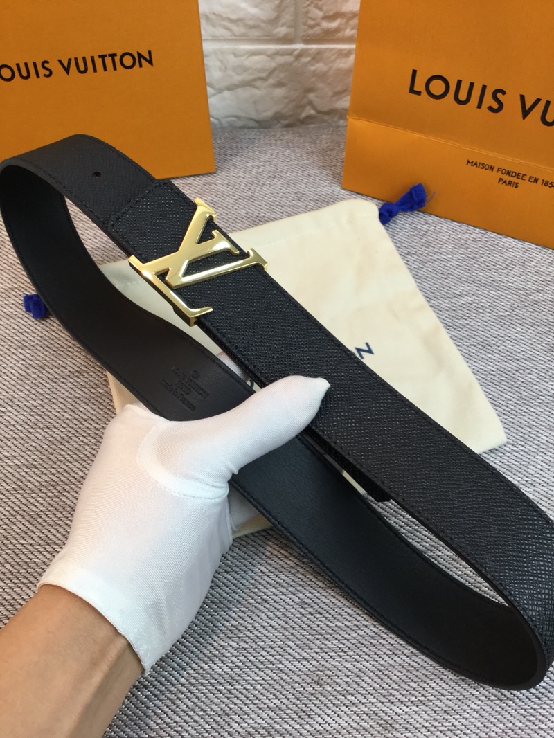 Louis Vuitton Leather Belt Top Grain Leather L