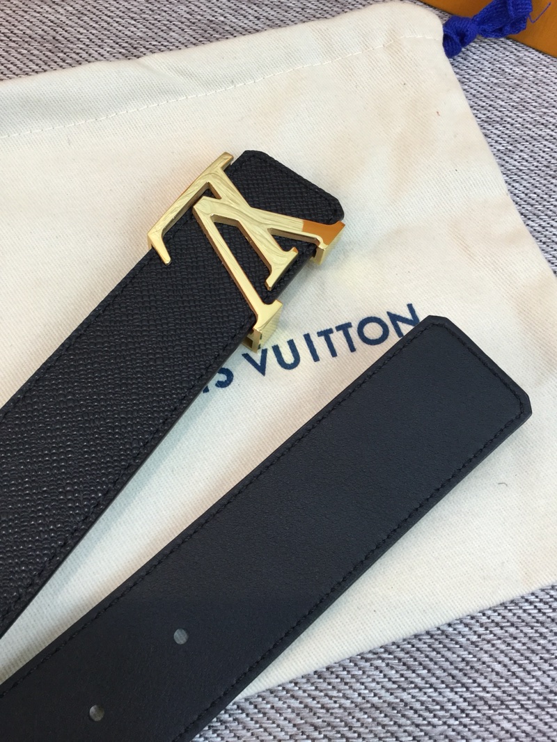 Louis Vuitton Leather Belt Top Grain Leather L
