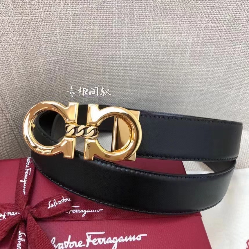 Salvatore Ferragamo Male Leather Belt M