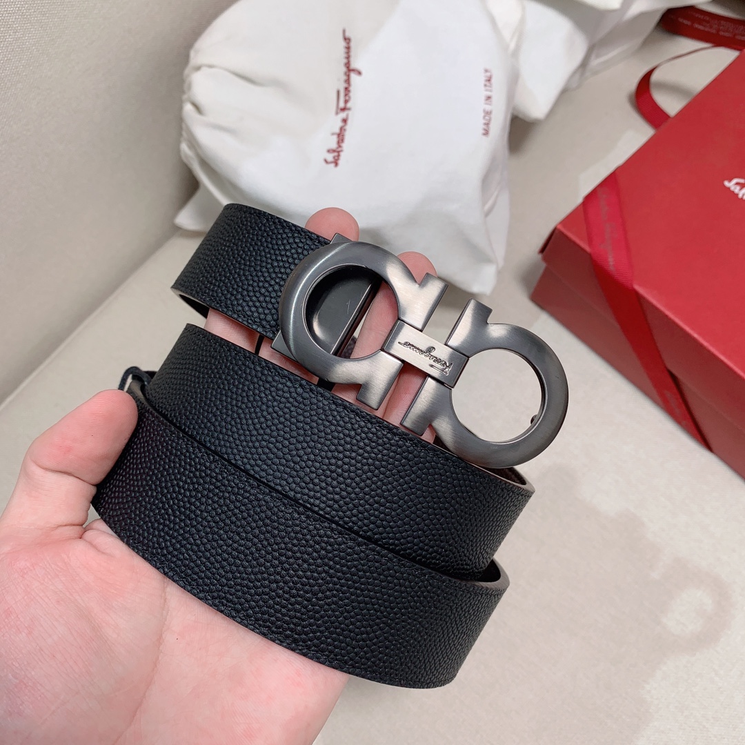 Salvatore Ferragamo Male Leather Belt M