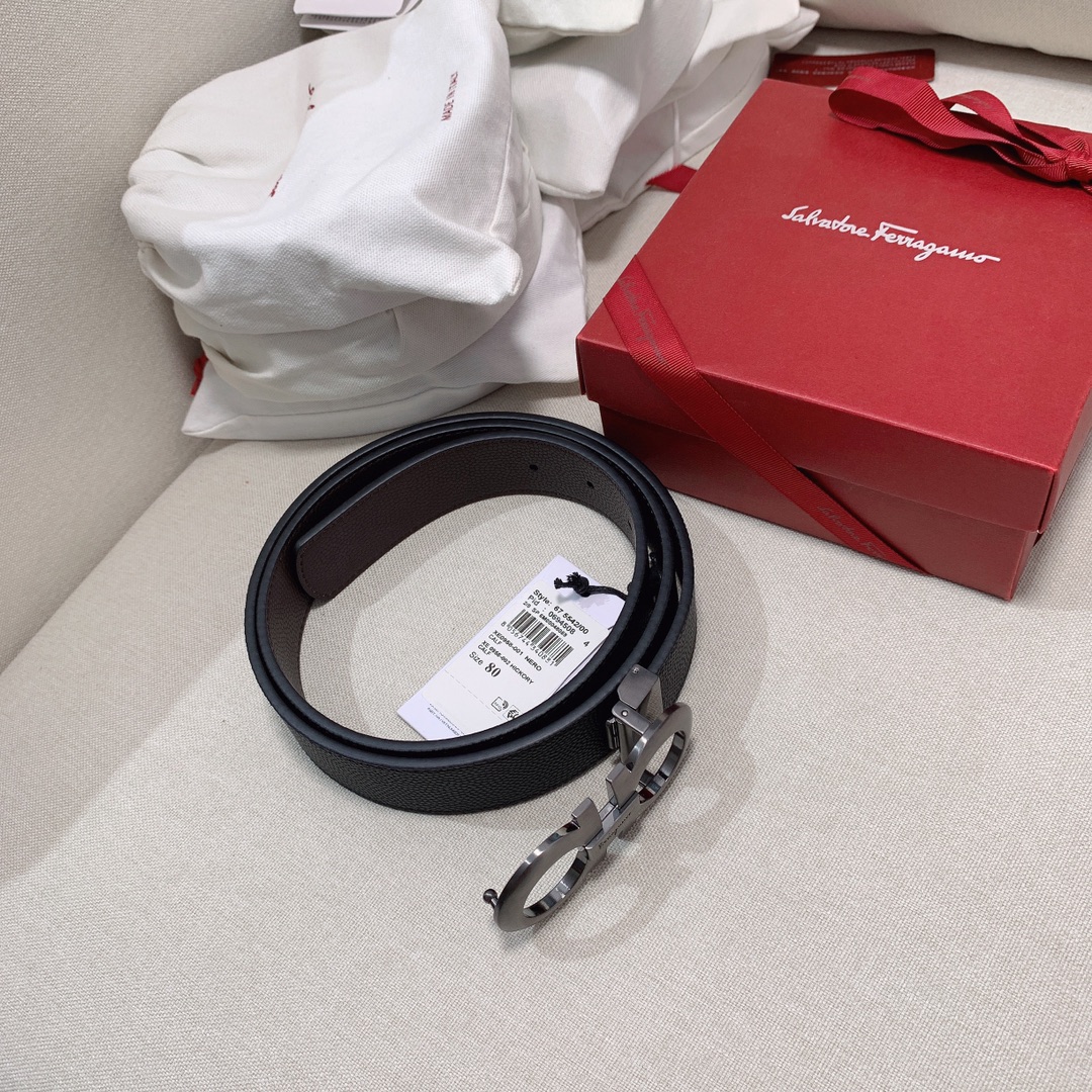 Salvatore Ferragamo Male Leather Belt M