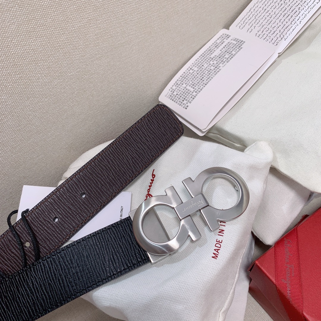 Salvatore Ferragamo Male Leather Belt M