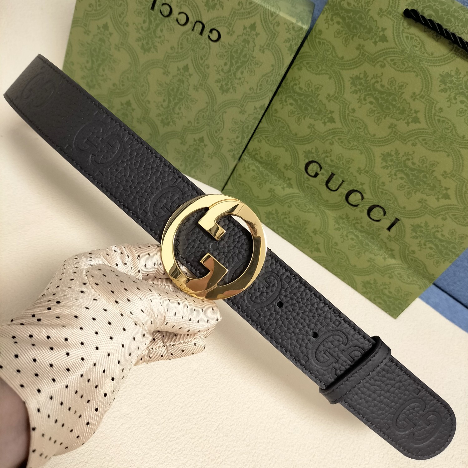 Gucci Basic Belt Cow Leather