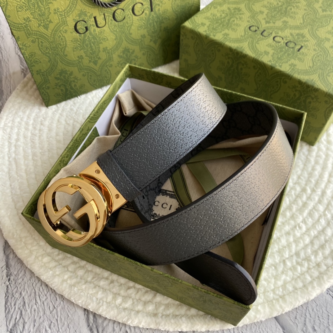 Gucci Basic Belt Cow Leather M