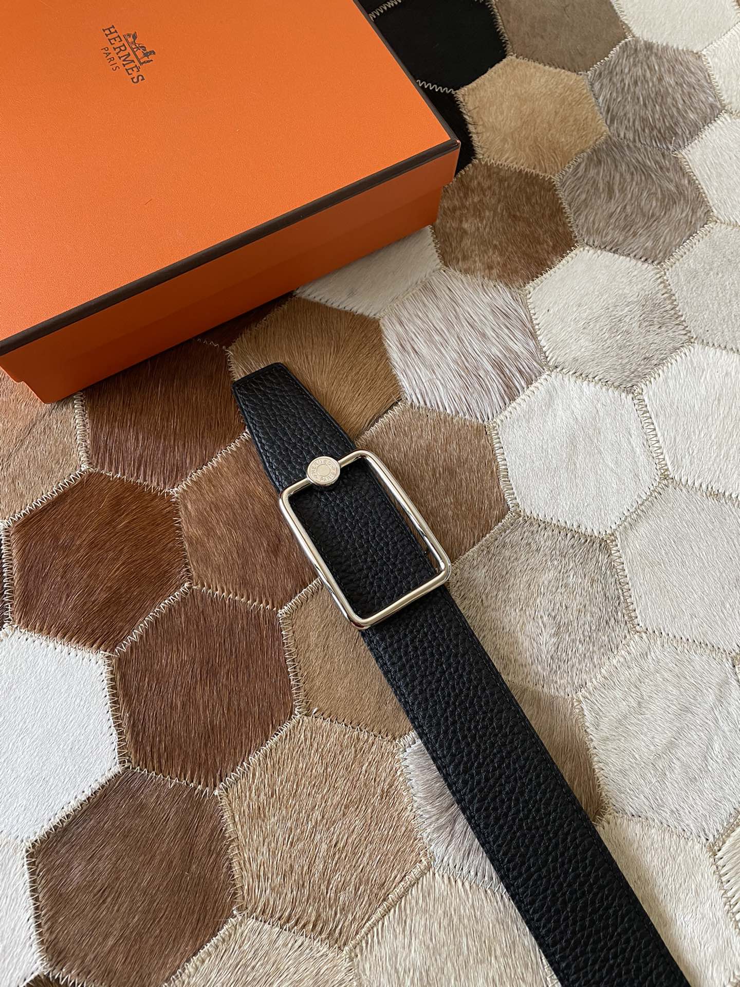 Hermès Male Basic Belt 38mm-s-m