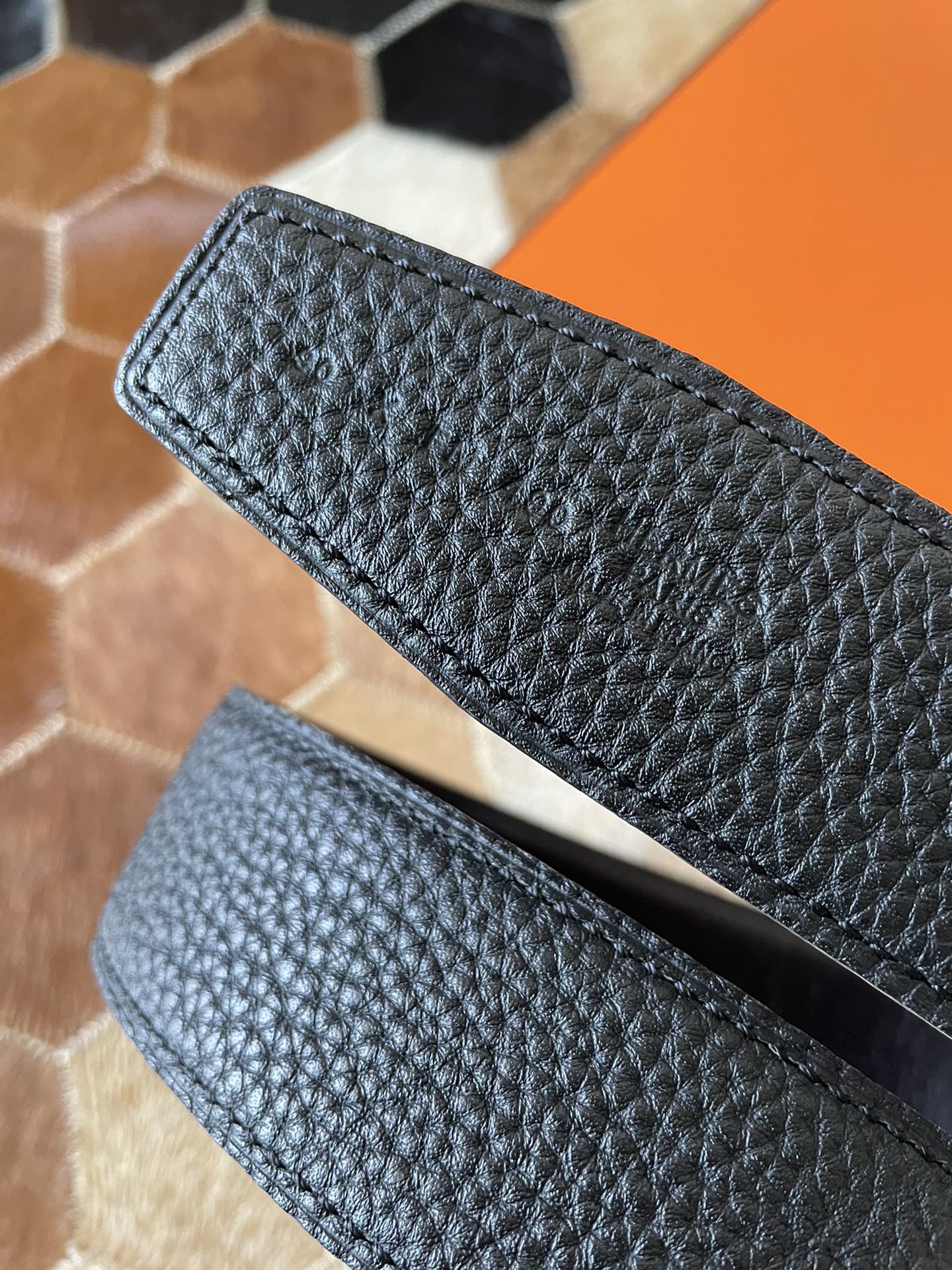 Hermès Male Basic Belt 38mm-s-m