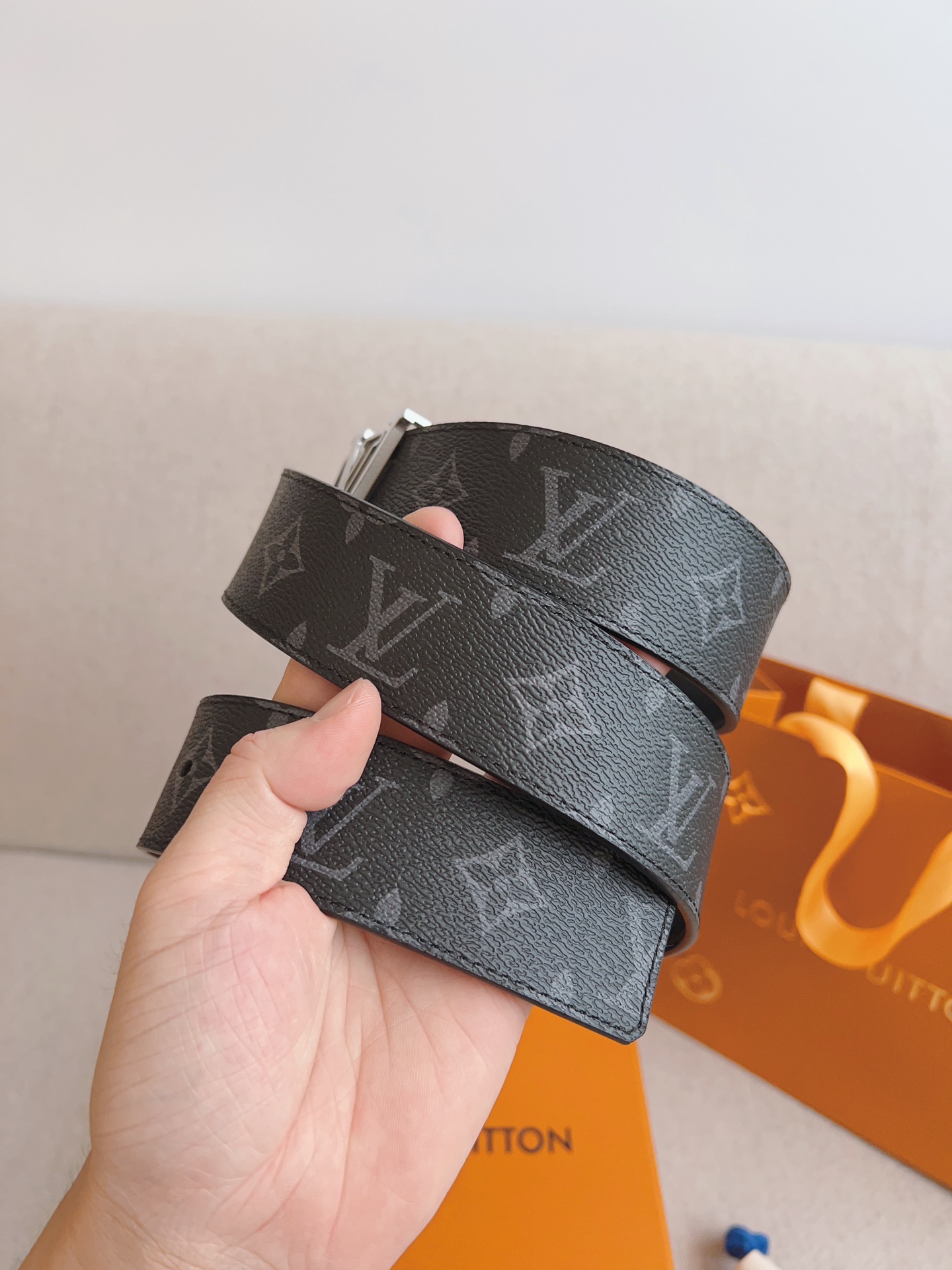 Louis Vuitton Basic Belt Cow Leather S-m-l