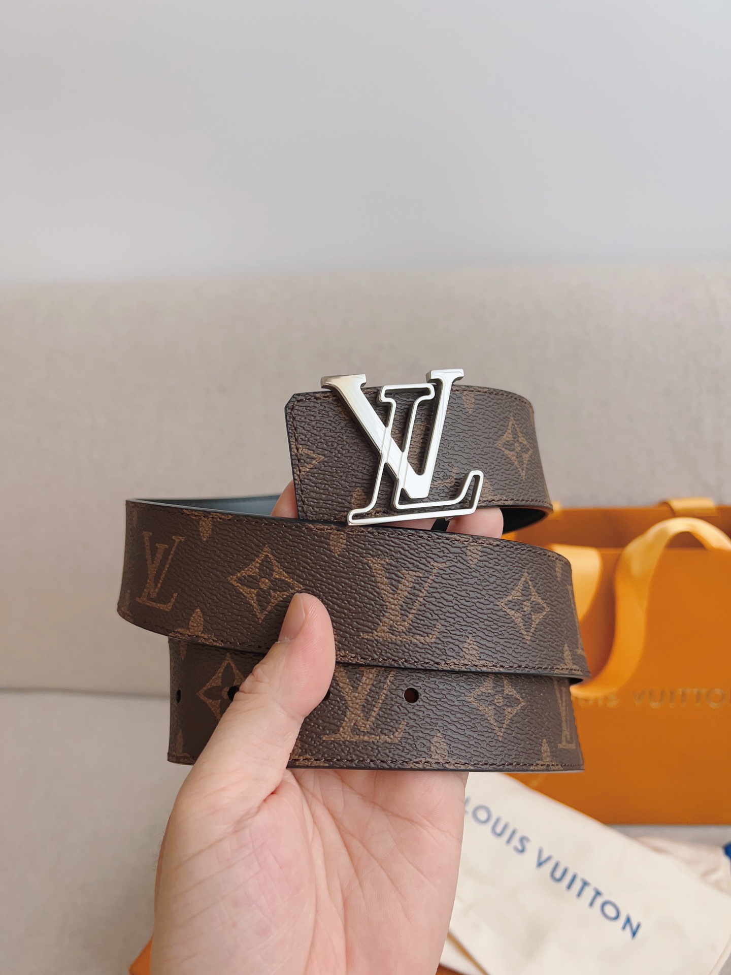 Louis Vuitton Basic Belt Cow Leather S-m-l