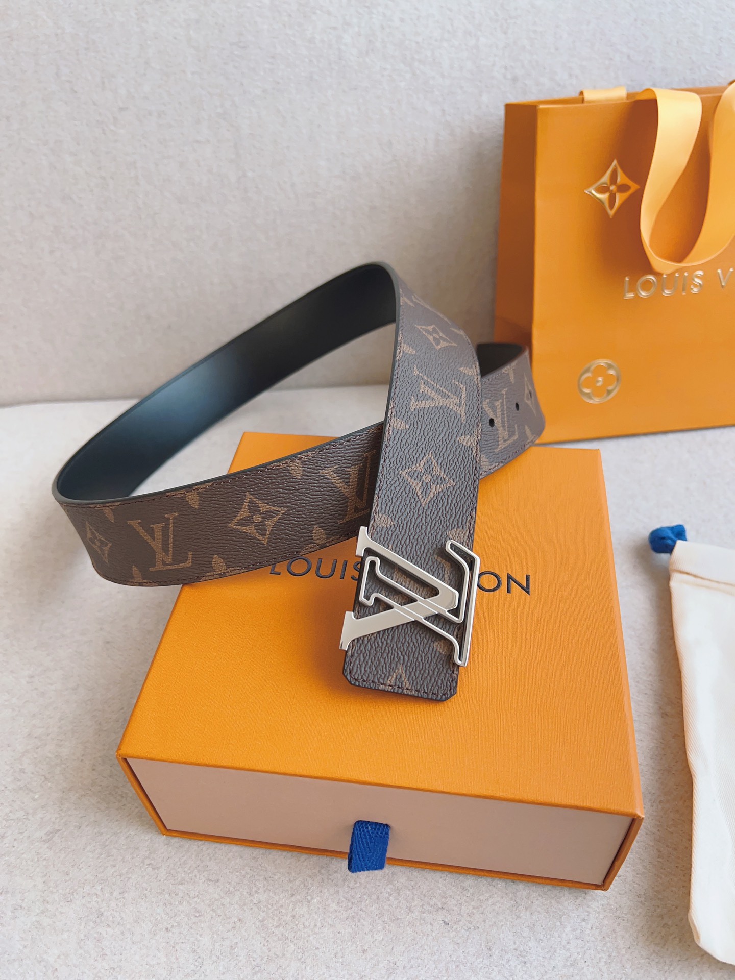 Louis Vuitton Basic Belt Cow Leather S-m-l