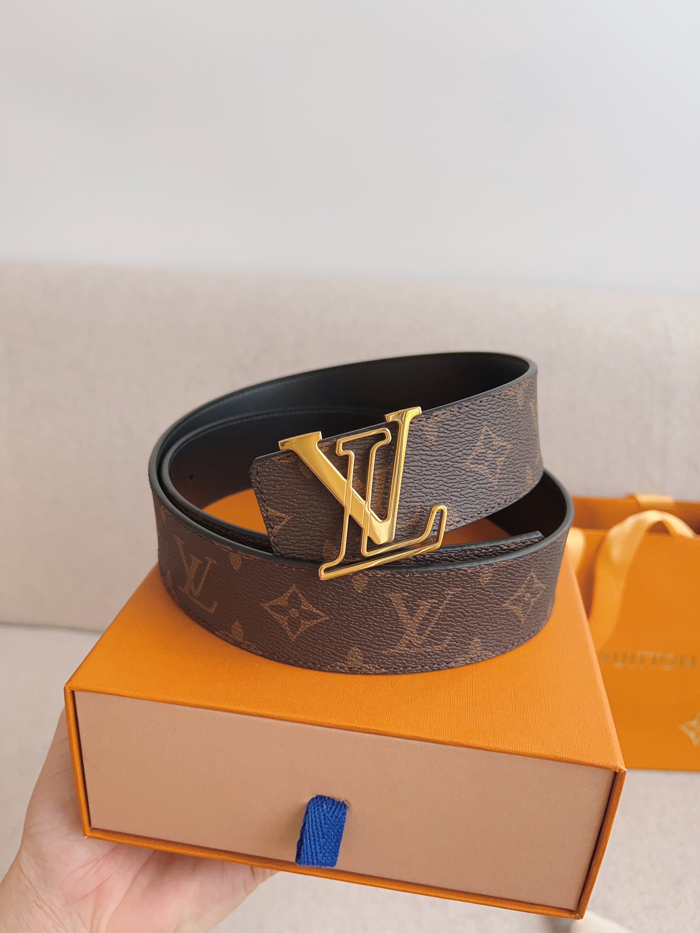 Louis Vuitton Basic Belt Cow Leather S-m-l