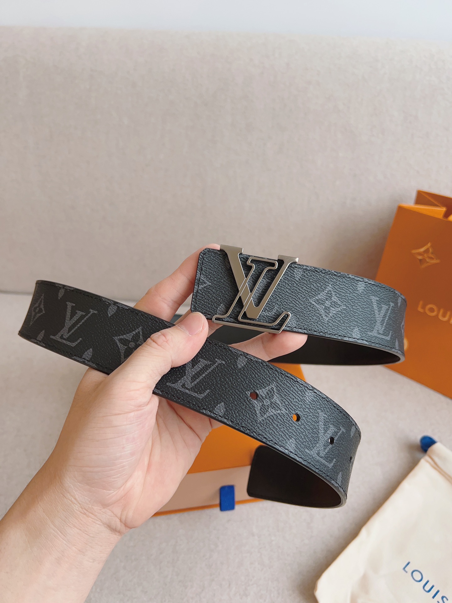 Louis Vuitton Basic Belt Cow Leather S-m-l