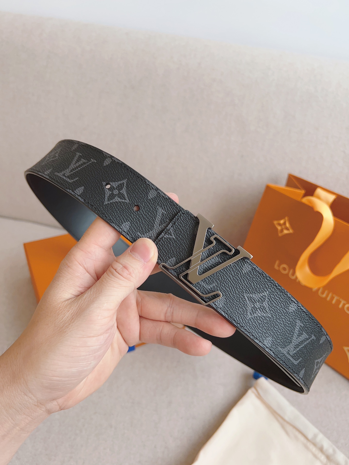 Louis Vuitton Basic Belt Cow Leather S-m-l